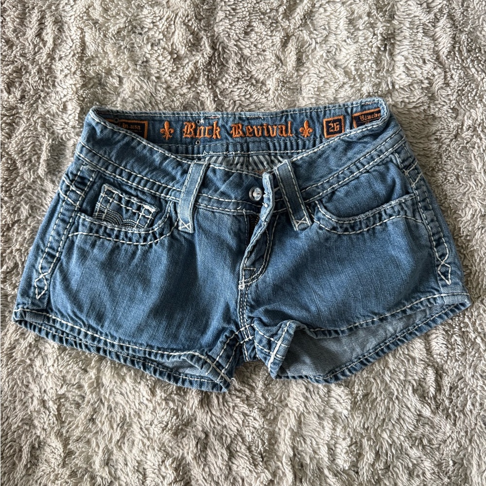 Rock Revival Women's Classic Blue Jean Shorts